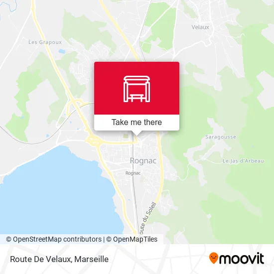 Route De Velaux map