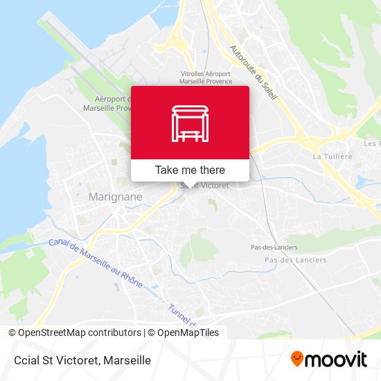 Ccial St Victoret map