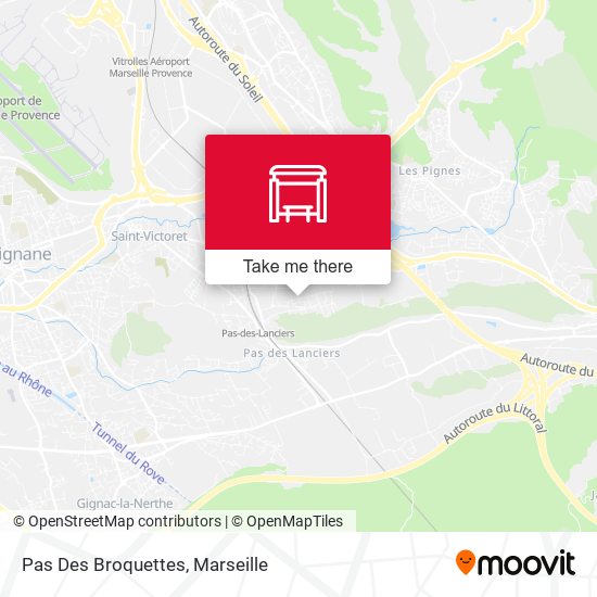 Pas Des Broquettes map