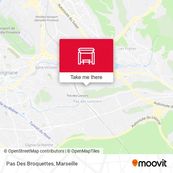 Pas Des Broquettes map