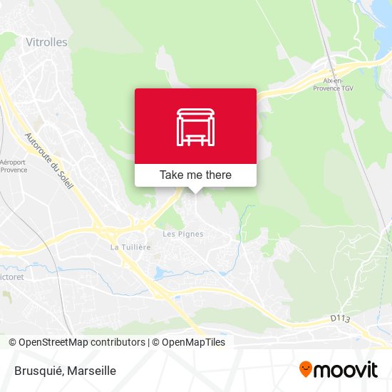 Brusquié map