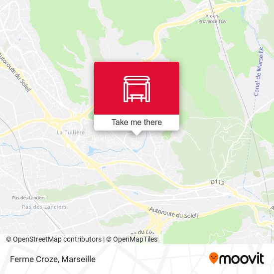 Ferme Croze map