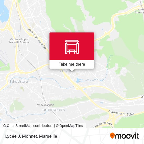 Lycée J. Monnet map