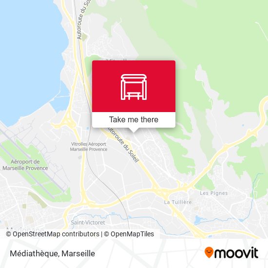 Médiathèque map