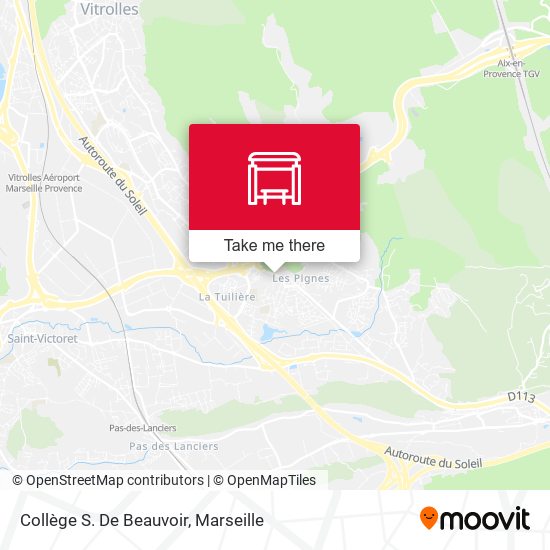 Collège S. De Beauvoir map