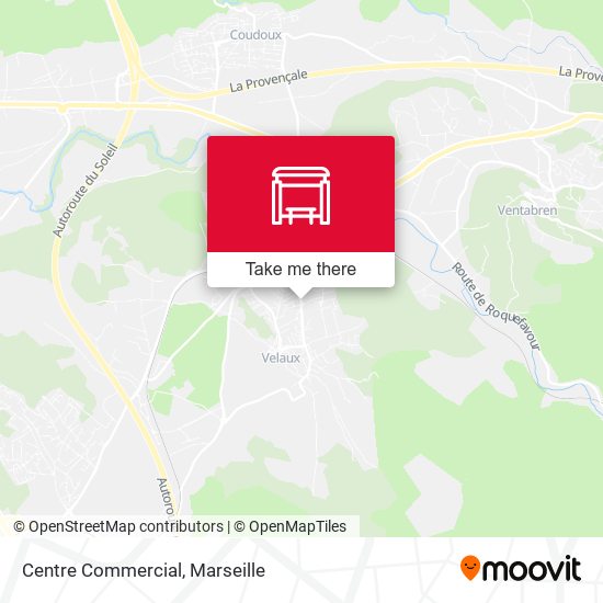Centre Commercial map