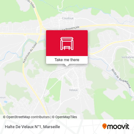 Halte De Velaux N°1 map