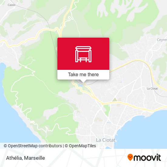 Athélia map
