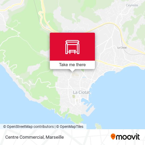 Centre Commercial map