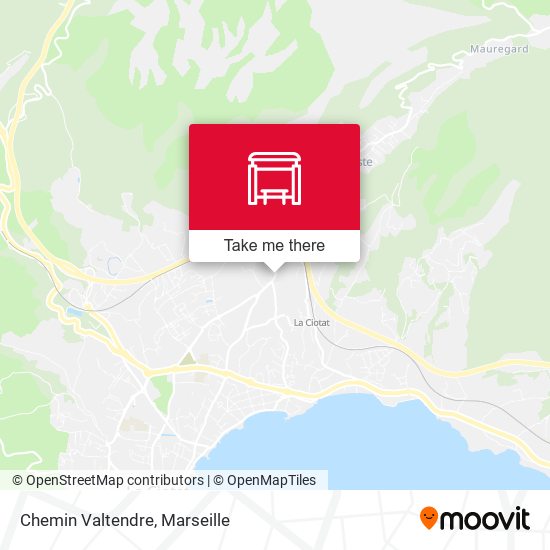 Chemin Valtendre map