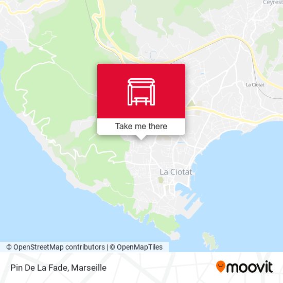 Pin De La Fade map