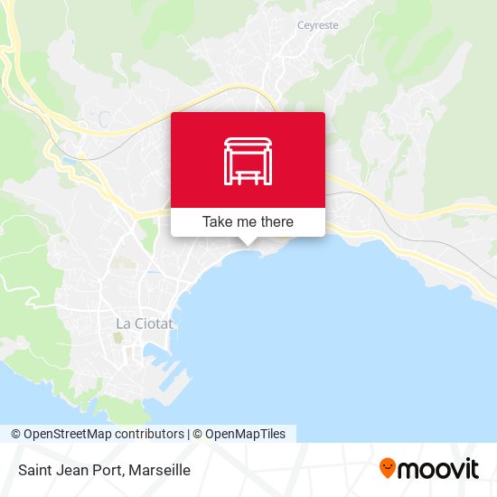 Saint Jean Port map