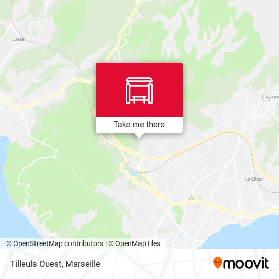 Tilleuls Ouest map