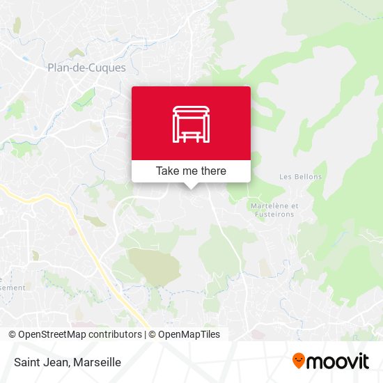 Saint Jean map