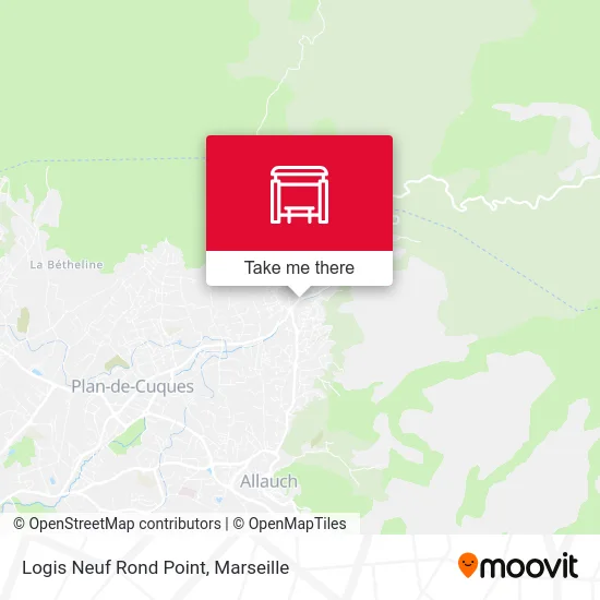 Logis Neuf Rond Point map