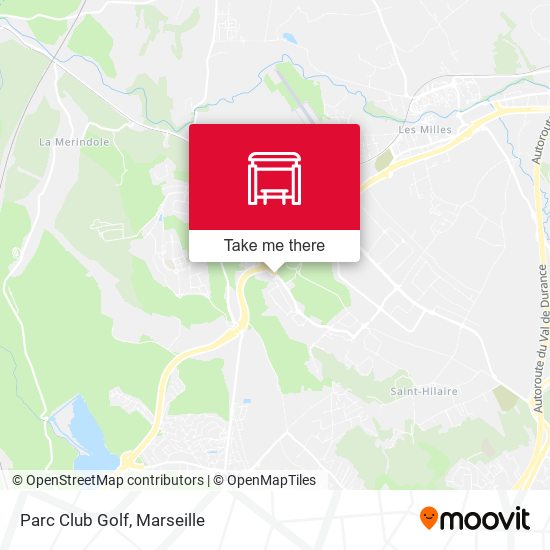 Parc Club Golf map