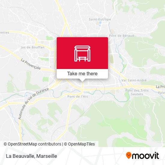 La Beauvalle map