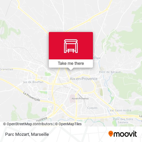 Parc Mozart map