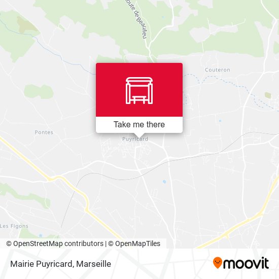 Mairie Puyricard map