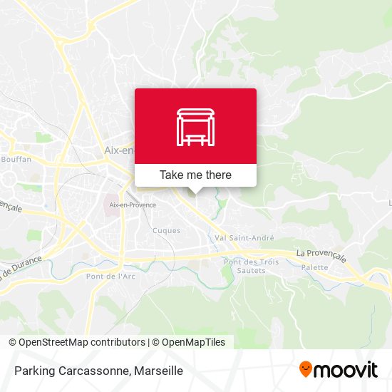 Parking Carcassonne map