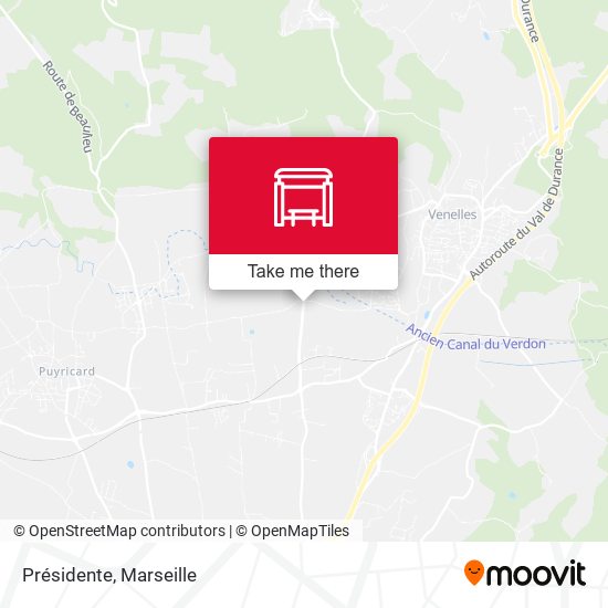 Présidente map
