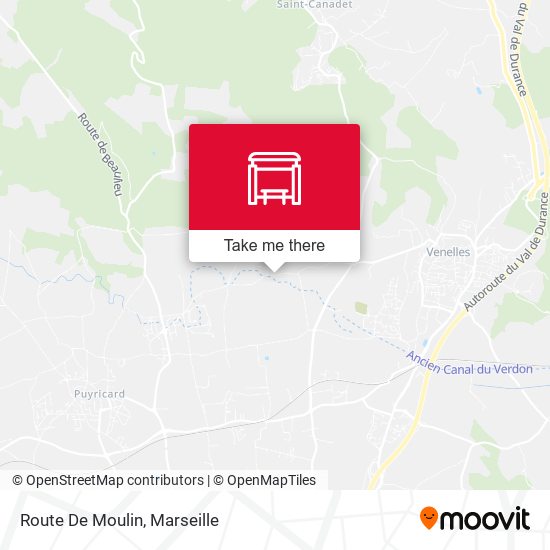 Route De Moulin map