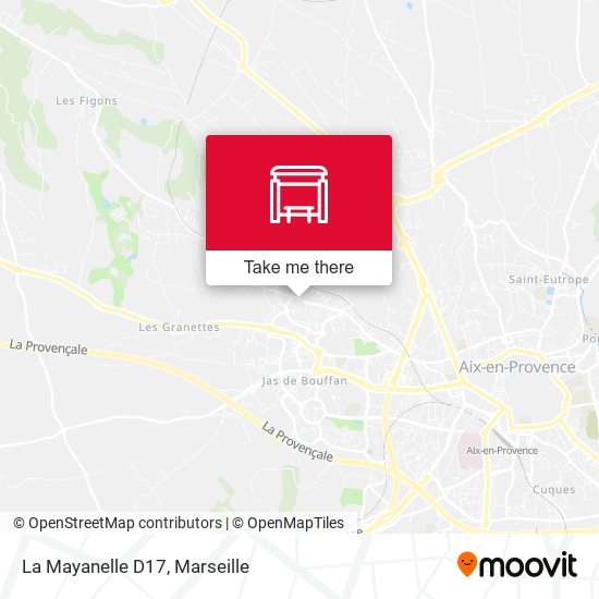 La Mayanelle D17 map
