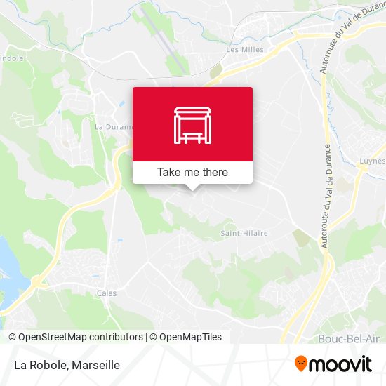 La Robole map