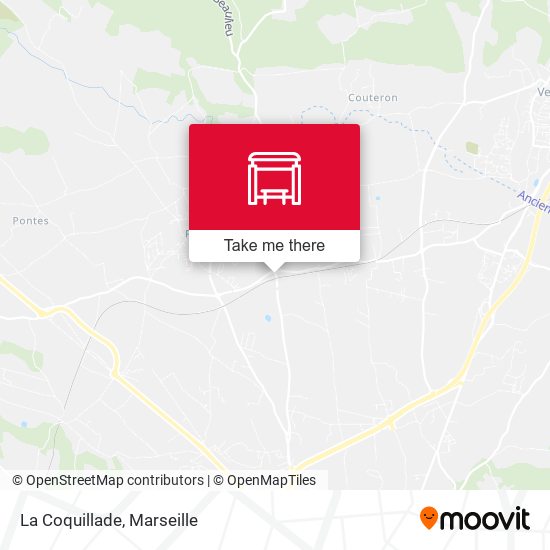 La Coquillade map