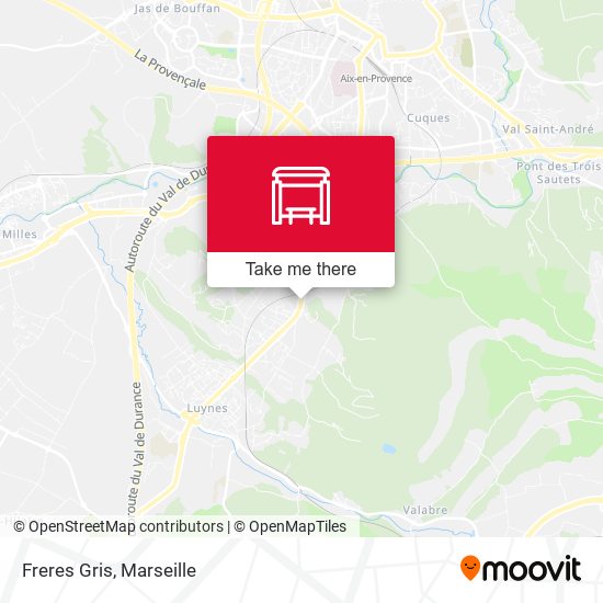 Freres Gris map