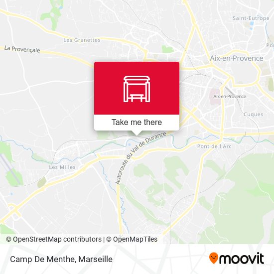 Camp De Menthe map