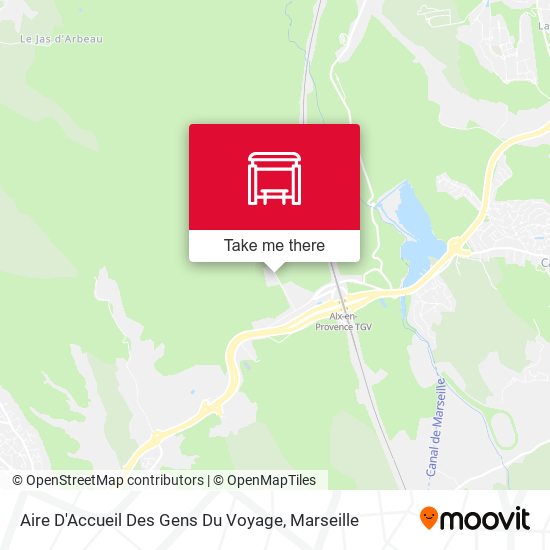 Aire D'Accueil Des Gens Du Voyage map