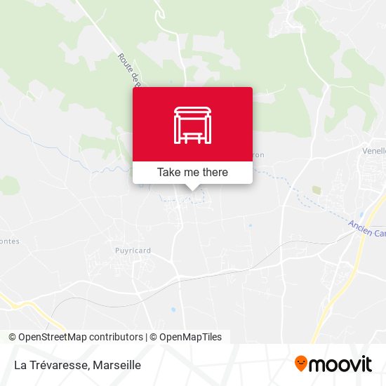 La Trévaresse map