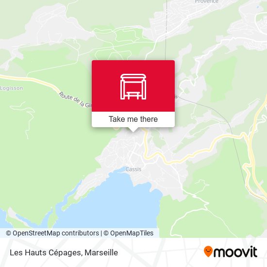 Les Hauts Cépages map