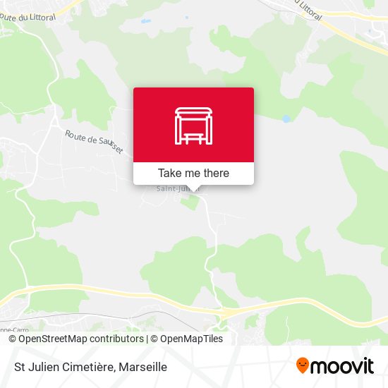 St Julien Cimetière map