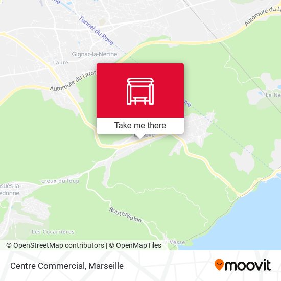 Centre Commercial map
