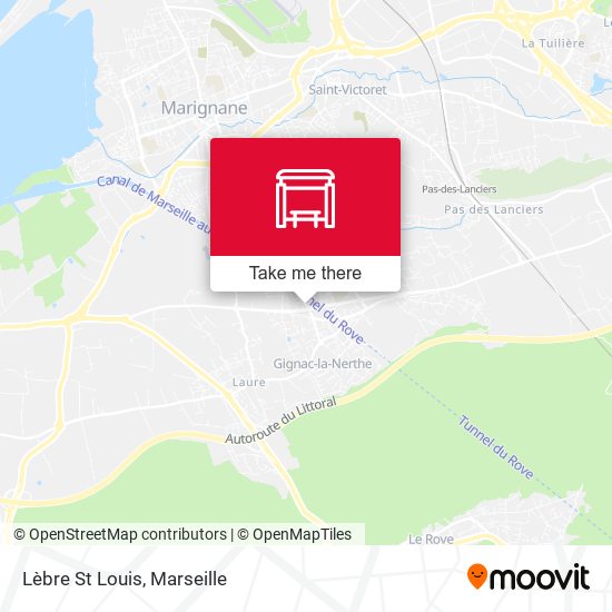 Lèbre St Louis map