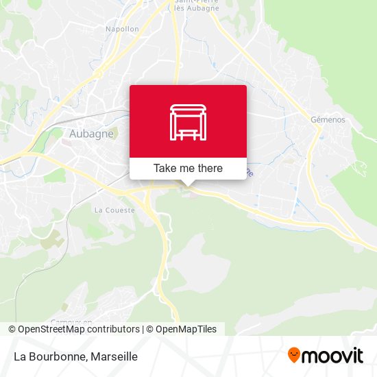 La Bourbonne map