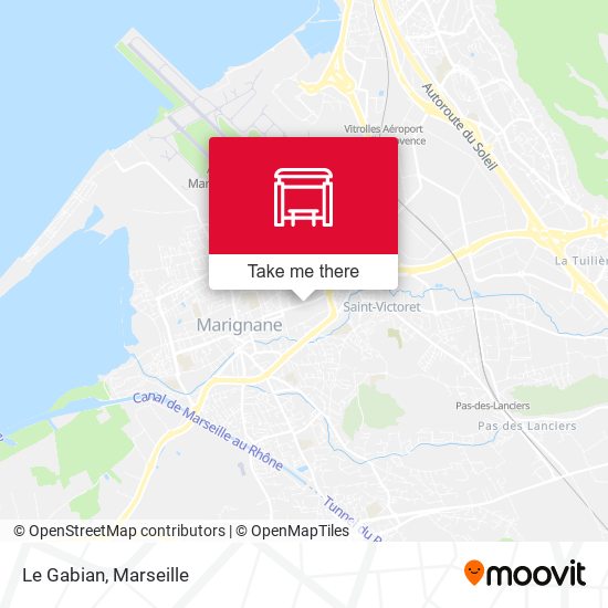Le Gabian map
