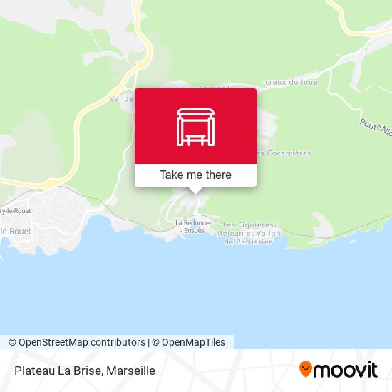 Plateau La Brise map