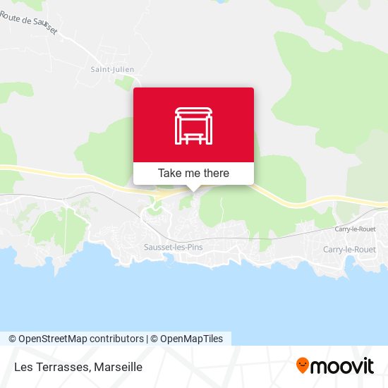 Les Terrasses map