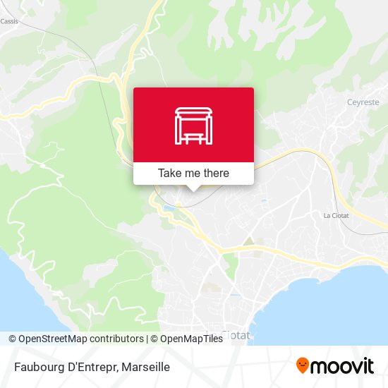Faubourg D'Entrepr map