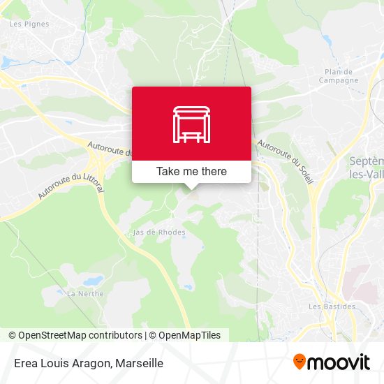 Erea Louis Aragon map