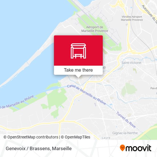 Genevoix / Brassens map