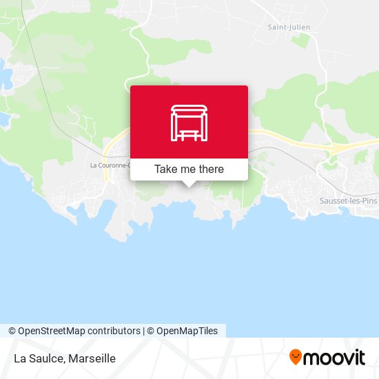 La Saulce map