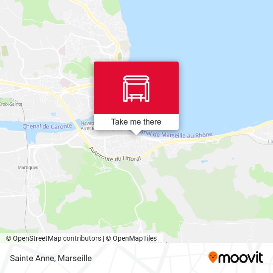 Sainte Anne map