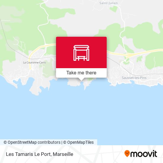 Les Tamaris Le Port map