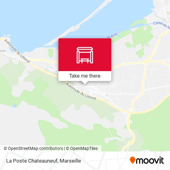 La Poste Chateauneuf map