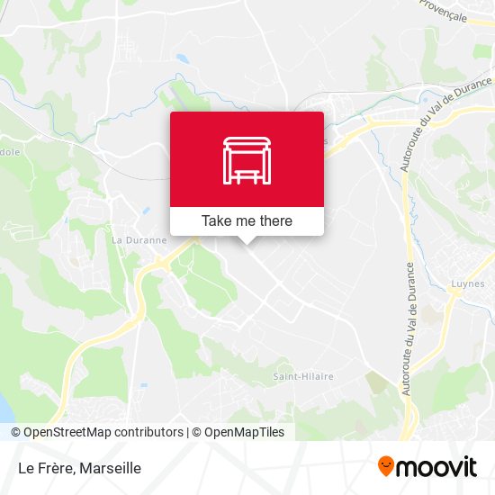 Le Frère map