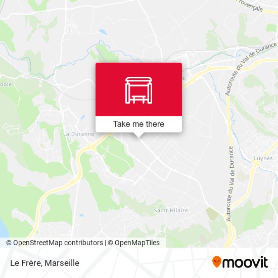 Le Frère map